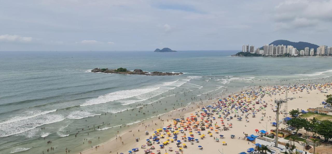 Apto aconchegante, bem localizado, churrasqueira na varanda, serviço de limpeza diária, serviço de praia - Pitangueiras - Guarujá Exterior foto